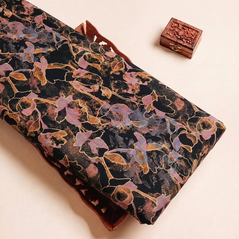 Abstract Crepe Fabric - EA5041 - Tray