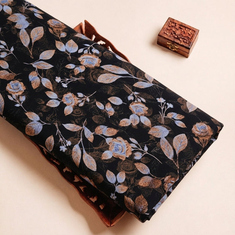 Floral Crepe Fabric - EA5042 - Tray