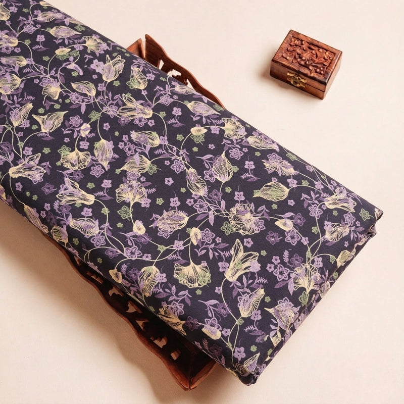 Floral Crepe Fabric - EA5045 - Tray