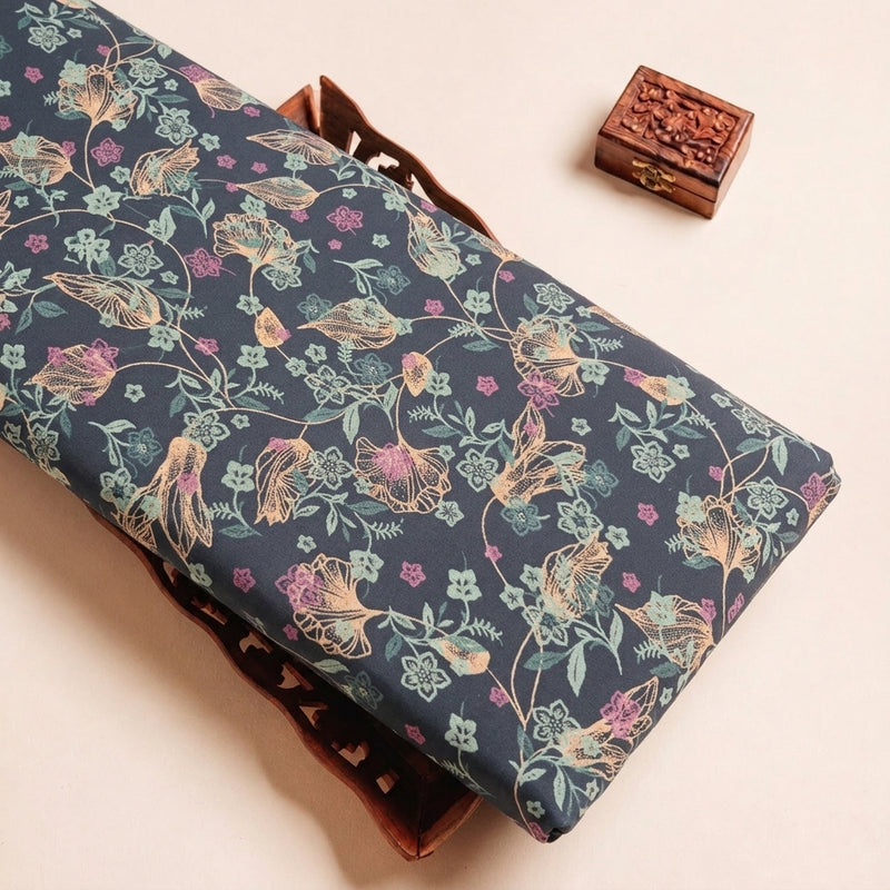 Floral Crepe Fabric - EA5047 - Tray