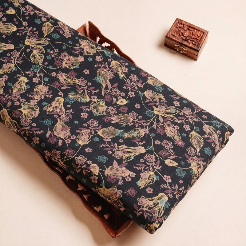 Floral Crepe Fabric - EA5048 - Tray