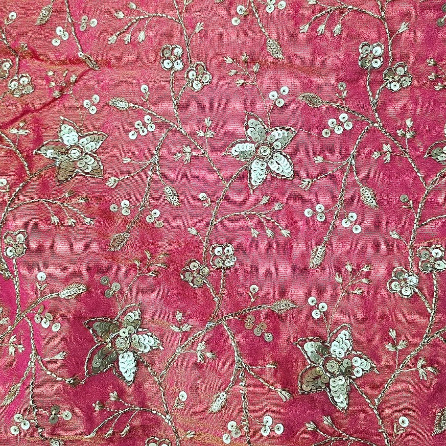 Embroidery Organza Fabric - EA5071 - Flat fabric