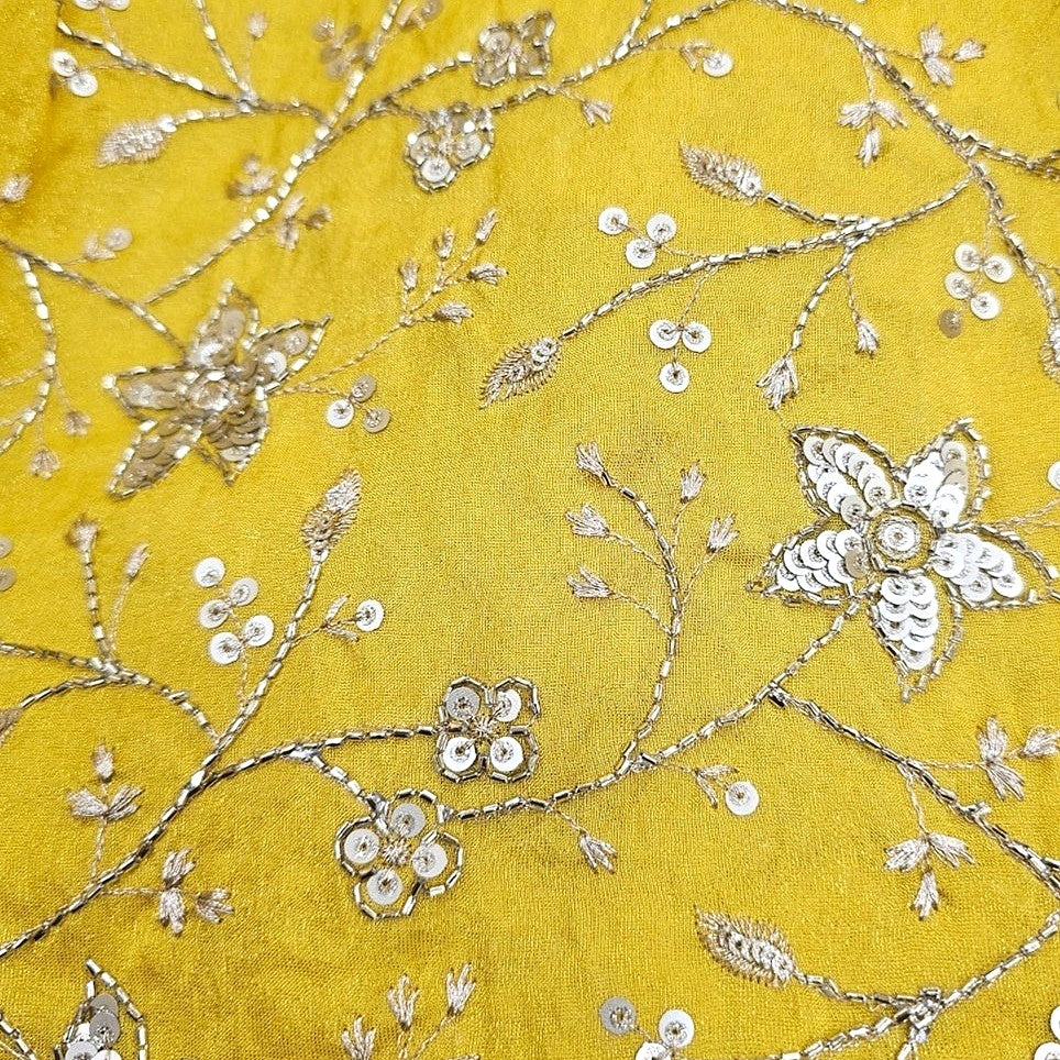 Embroidery Organza Fabric - EA5072 - Flat fabric