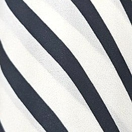 Off White Stripes Crepe Fabric - EA5081 - EA5081 - Flat fabric