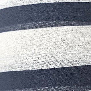 Off White Stripes Georgette Fabric - EA5089 - EA5089 - Flat fabric