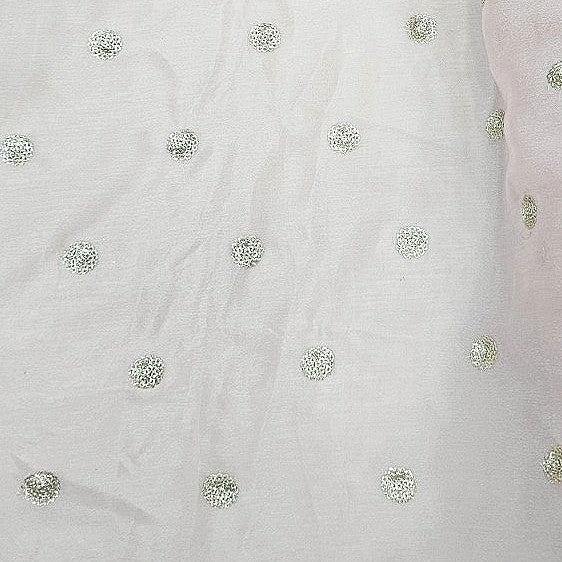 Embroidery Chinnon Fabric - EA5146 - Flat fabric