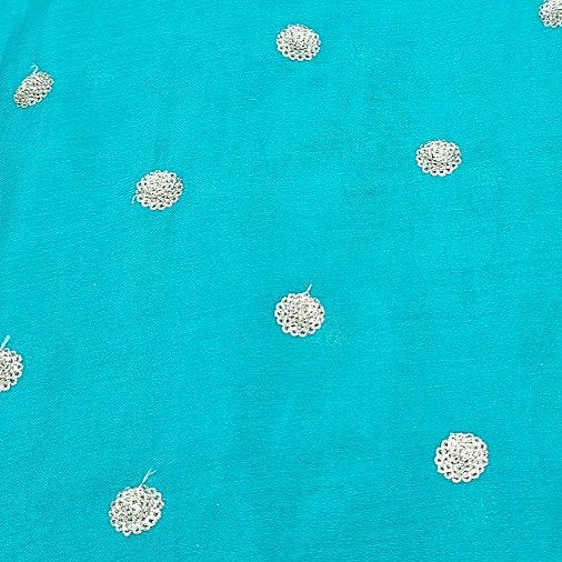 Embroidery Chinnon Fabric - EA5148 - Flat fabric