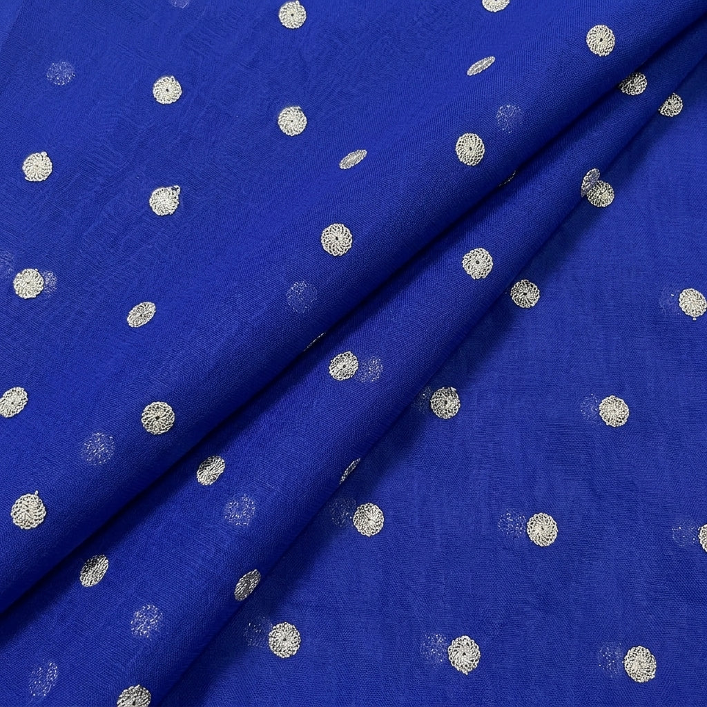 Embroidery Chinnon Fabric - EA5153 - folds