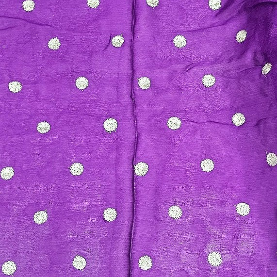 Embroidery Chinnon Fabric - EA5156 - Flat fabric