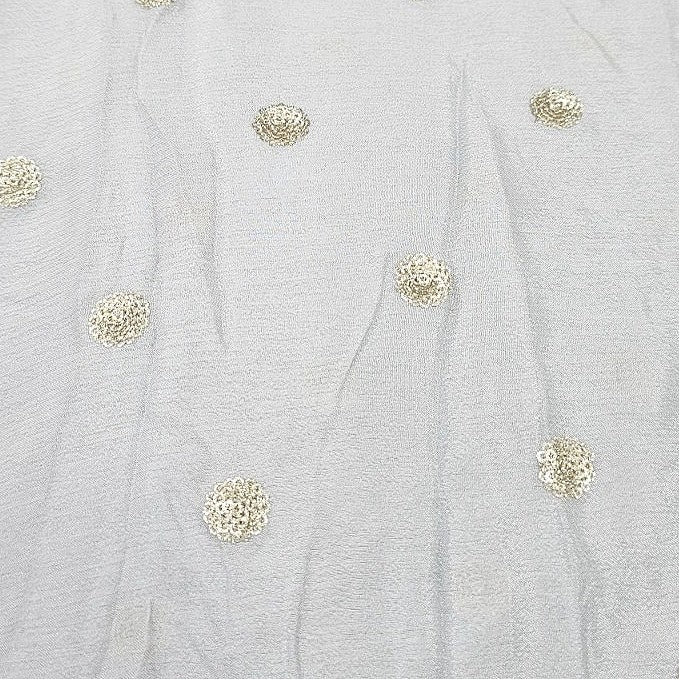 Embroidery Chinnon Fabric - EA5158 - Flat fabric