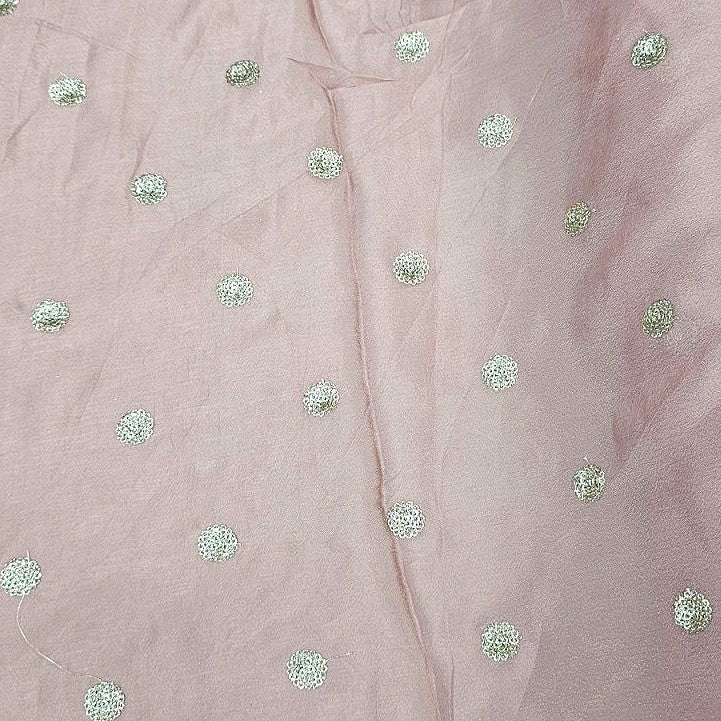 Embroidery Chinnon Fabric - EA5159 - Flat fabric