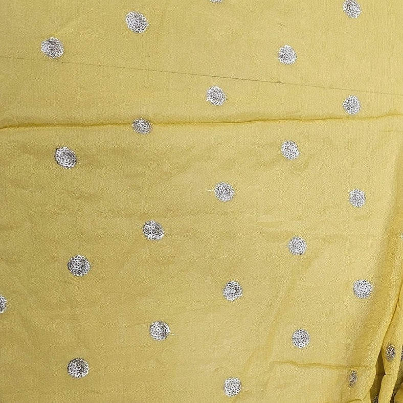 Embroidery Chinnon Fabric - EA5160 - Flat fabric