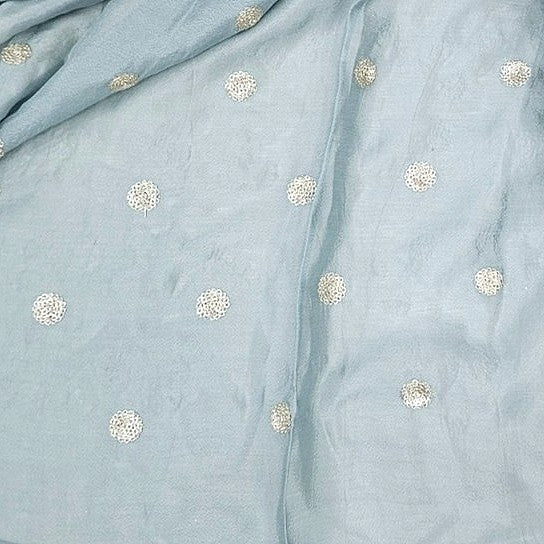 Embroidery Chinnon Fabric - EA5162 - Flat fabric