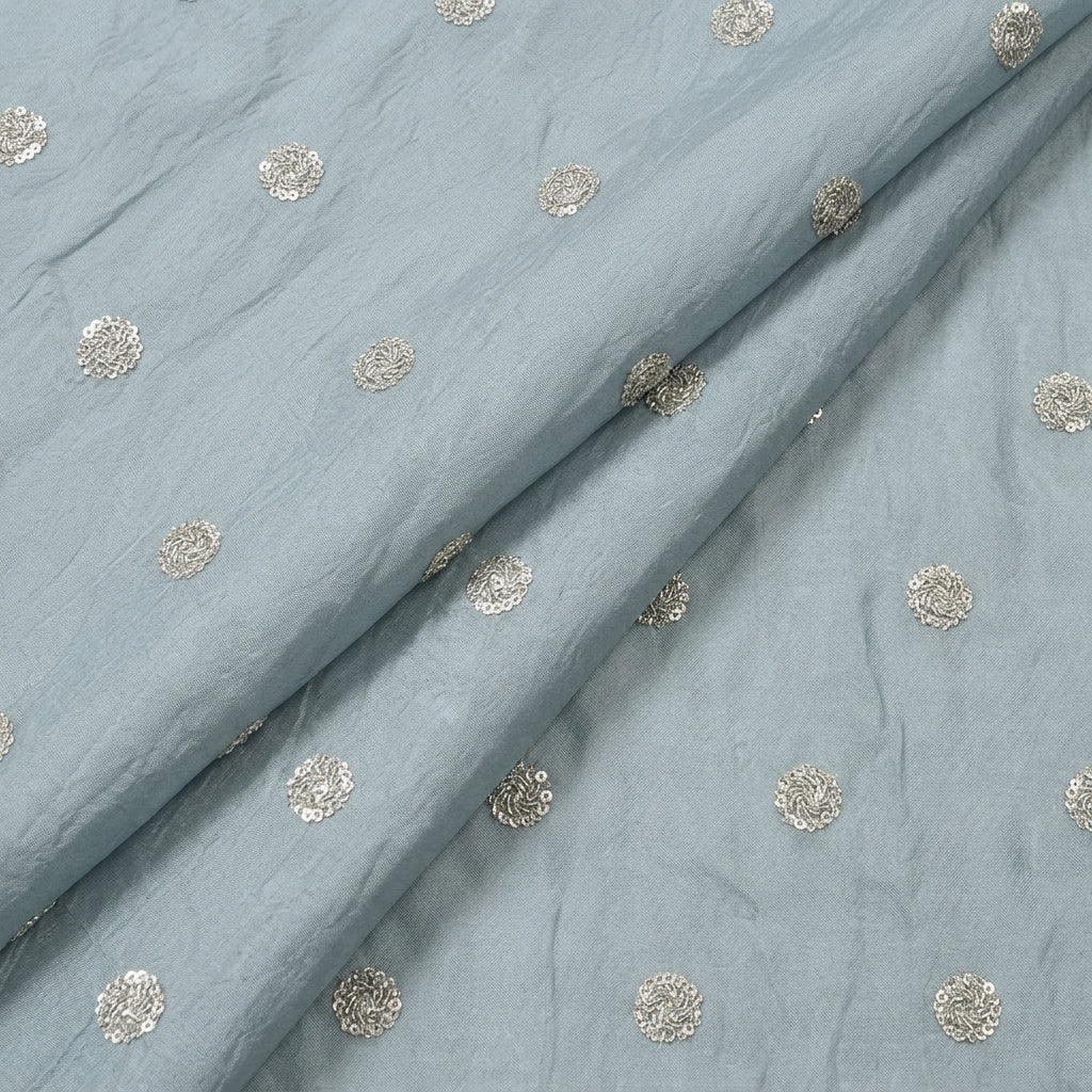 Embroidery Chinnon Fabric - EA5162 - folds