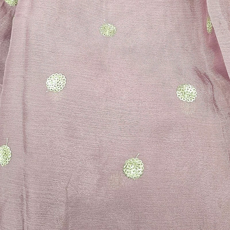 Embroidery Chinnon Fabric - EA5163 - Flat fabric