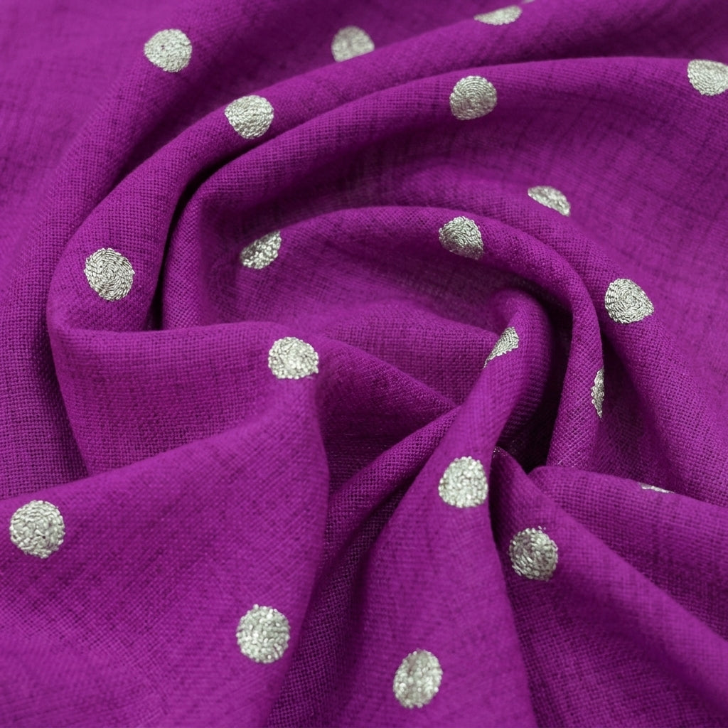 Embroidery Chinnon Fabric - EA5168 - Swirl