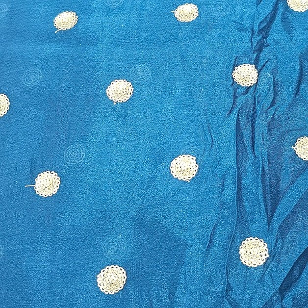 Embroidery Chinnon Fabric - EA5170 - Flat fabric