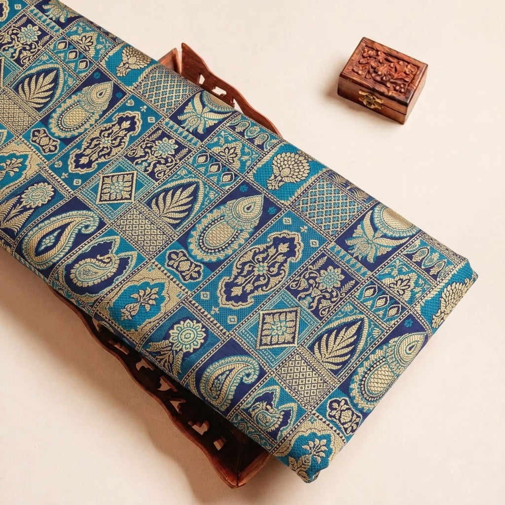 Paisley Banaras Fabric - EA5181 - tray_3