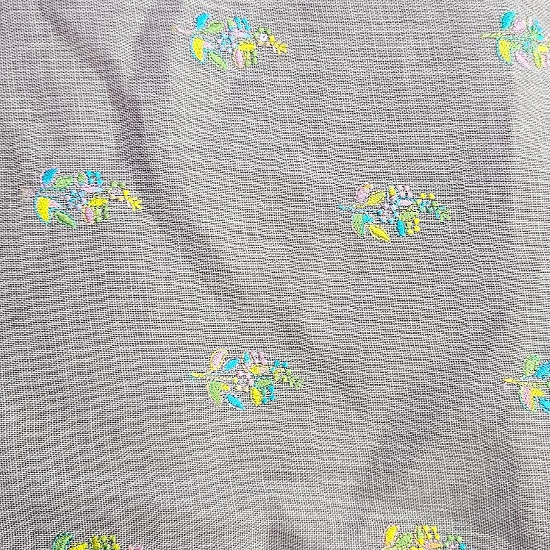 Embroidery Linen Fabric - EA5225 - Flat fabric