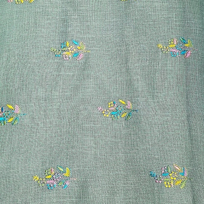 Embroidery Linen Fabric - EA5228 - Flat fabric