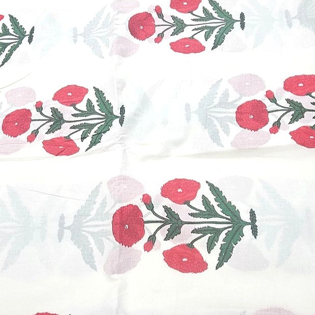 Floral Cotton Fabric - EA5251 - Flat fabric