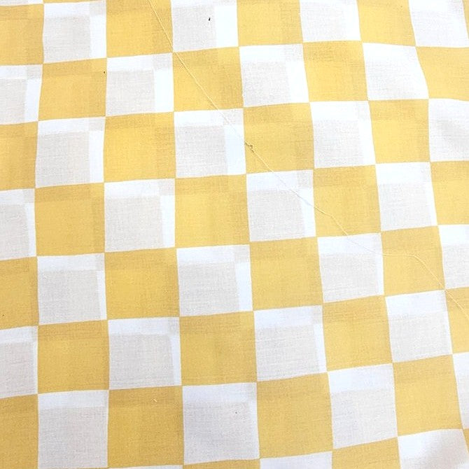 Checked Cotton Fabric - EA5256 - Flat fabric
