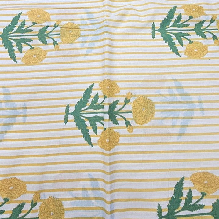 Floral Cotton Fabric - EA5257 - Flat fabric