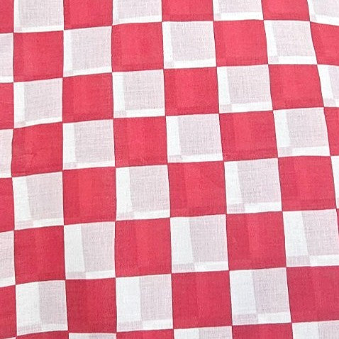 Checked Cotton Fabric - EA5258 - Flat fabric