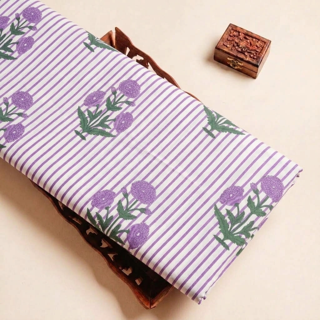 Floral Cotton Fabric - EA5261 - tray_4