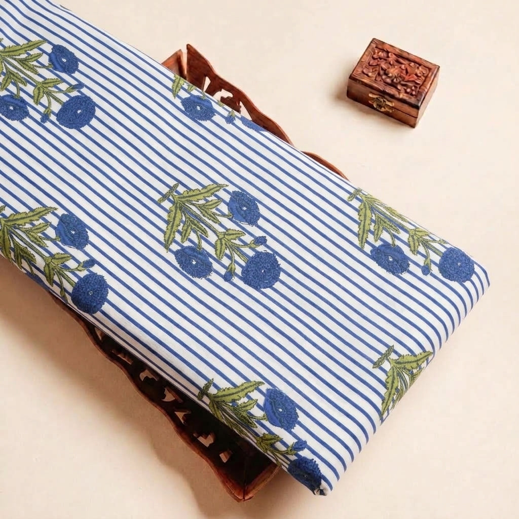 Floral Cotton Fabric - EA5262 - tray_4
