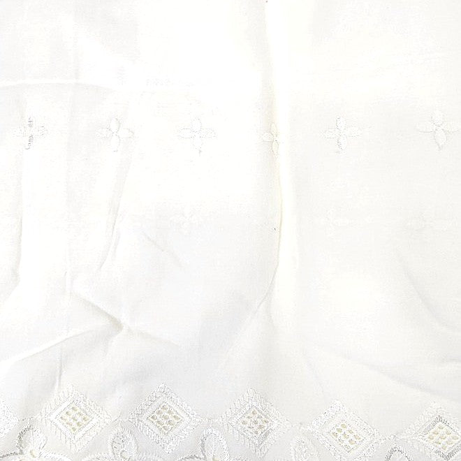 Embroidery Cotton Fabric - EA5303 - Flat fabric