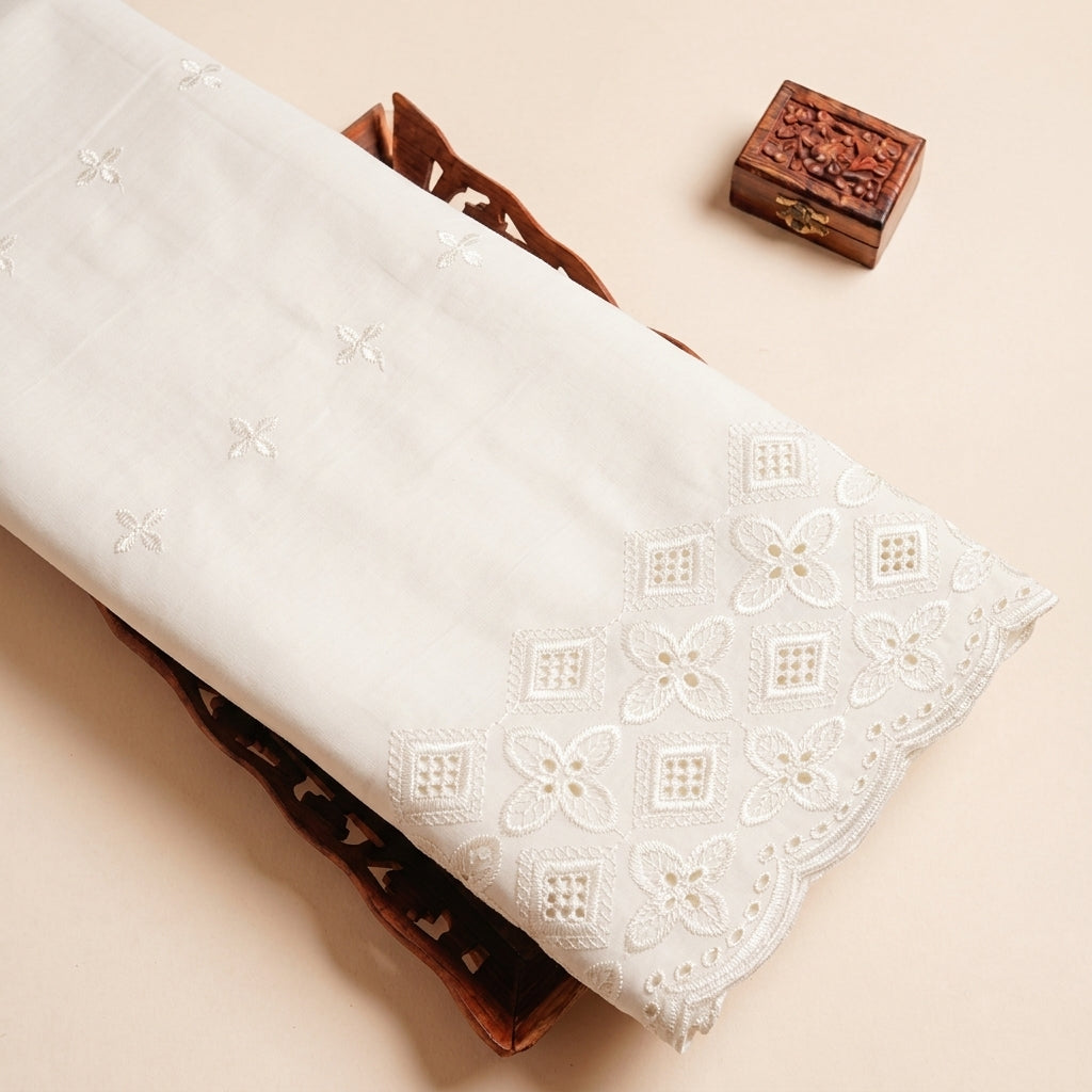 Embroidery Cotton Fabric - EA5303 - tray_4