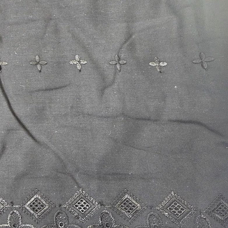 Embroidery Cotton Fabric - EA5304 - Flat fabric