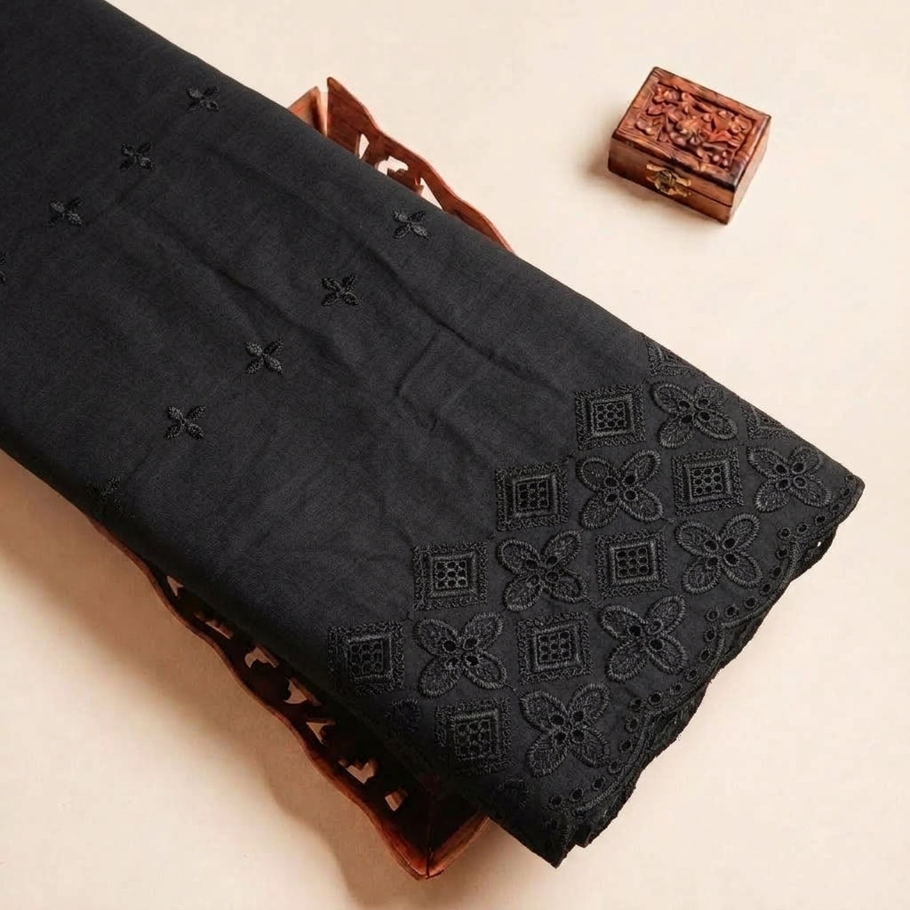 Embroidery Cotton Fabric - EA5304 - tray_4