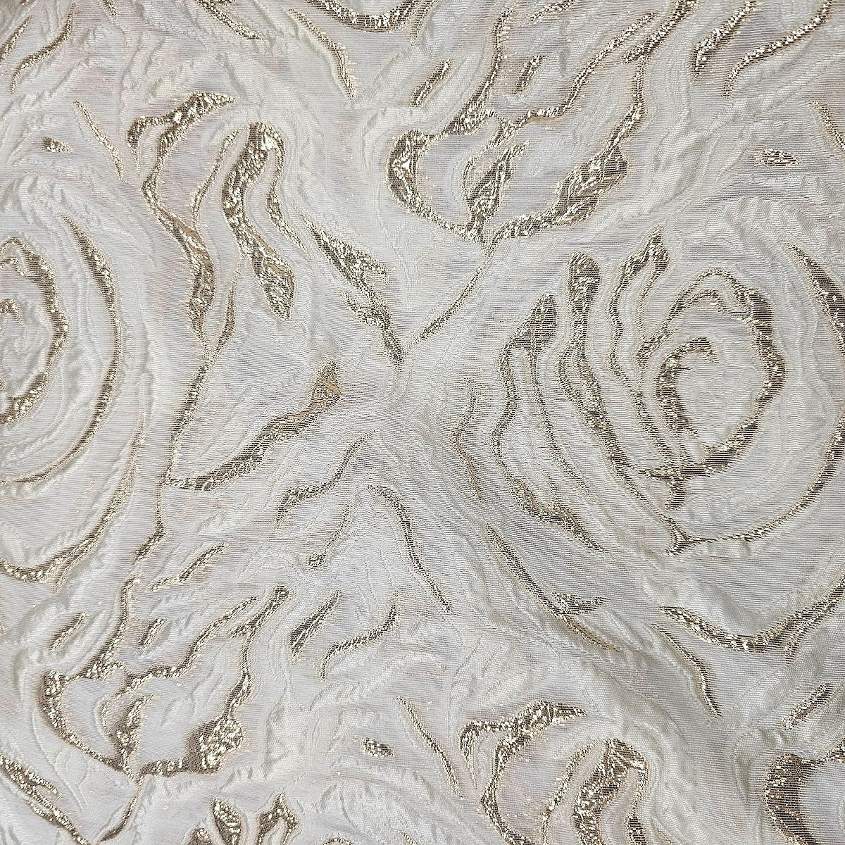 Embossed Organza Fabric - EA5306 - Flat fabric