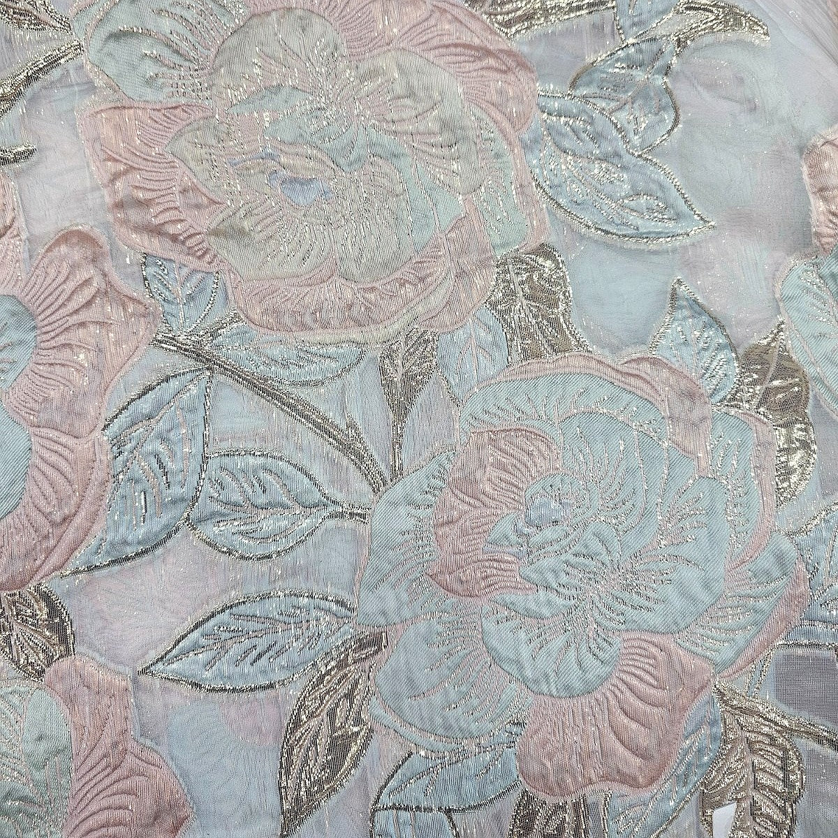 Embossed Organza Fabric - EA5307 - Flat fabric