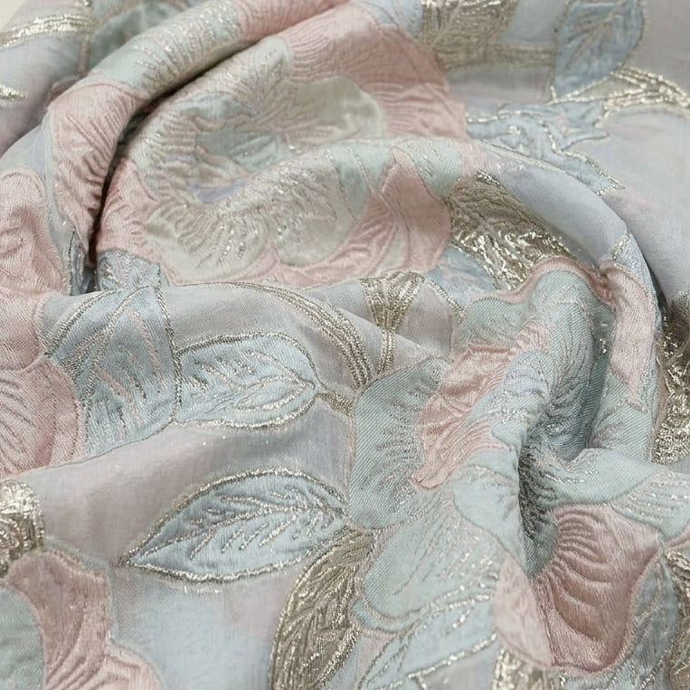 Embossed Organza Fabric - EA5307 - Swirl Smooth