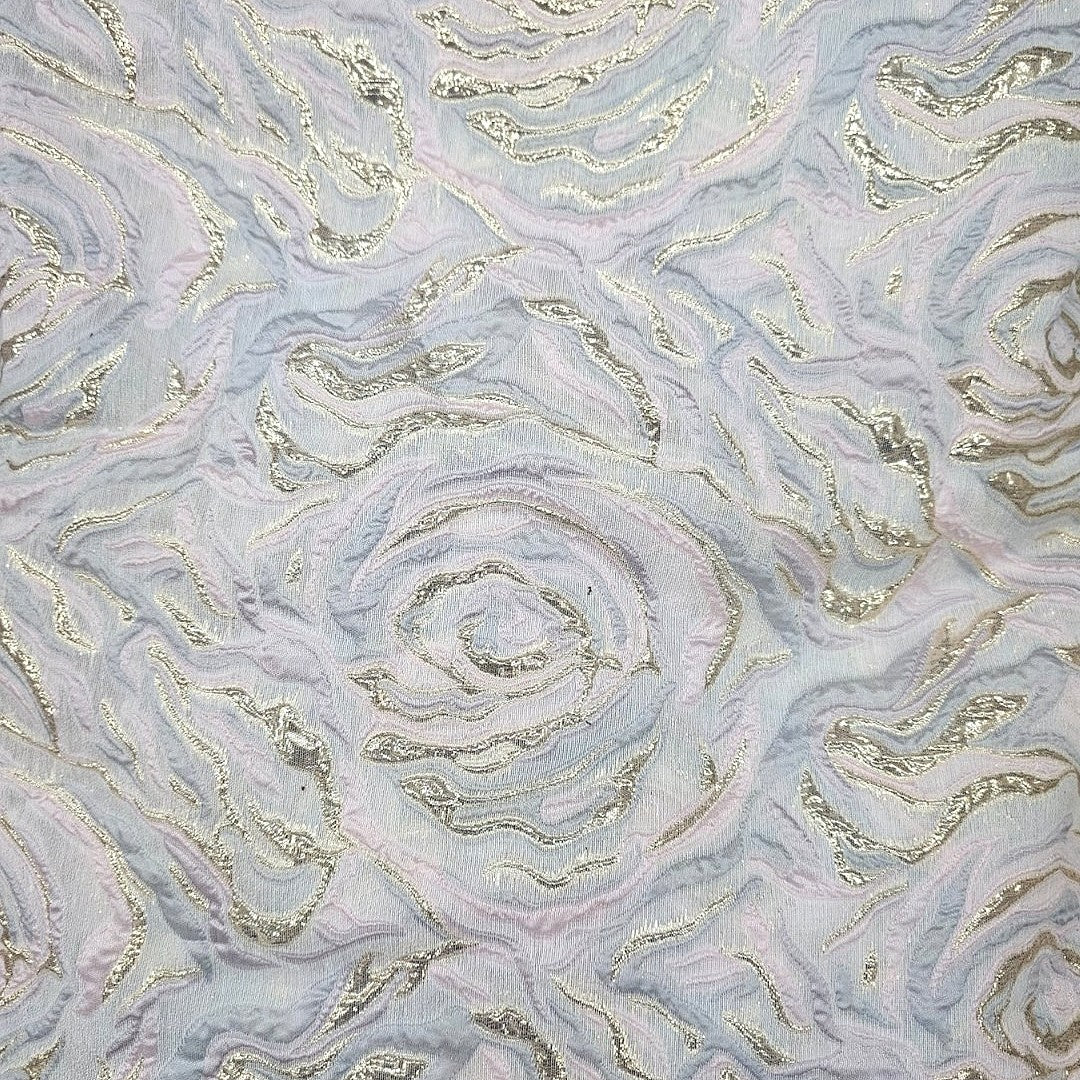Embossed Organza Fabric - EA5308 - Flat fabric