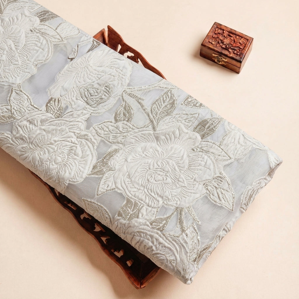 Embossed Organza Fabric - EA5309 - tray_4