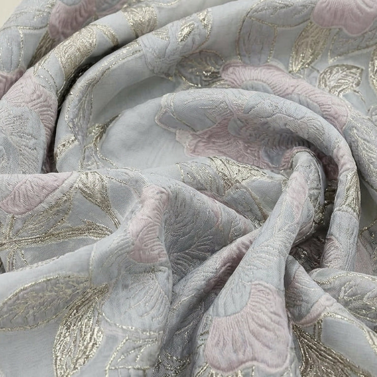Embossed Organza Fabric - EA5310 - Swirl Smooth