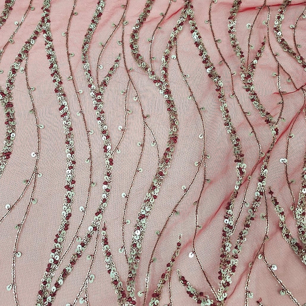 Embroidery Net Fabric - EA5313 - Flat fabric