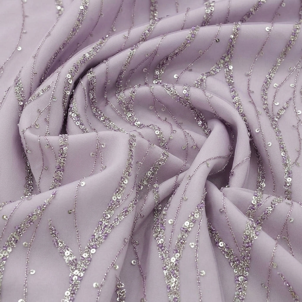 Embroidery Net Fabric - EA5315 - Swirl Smooth
