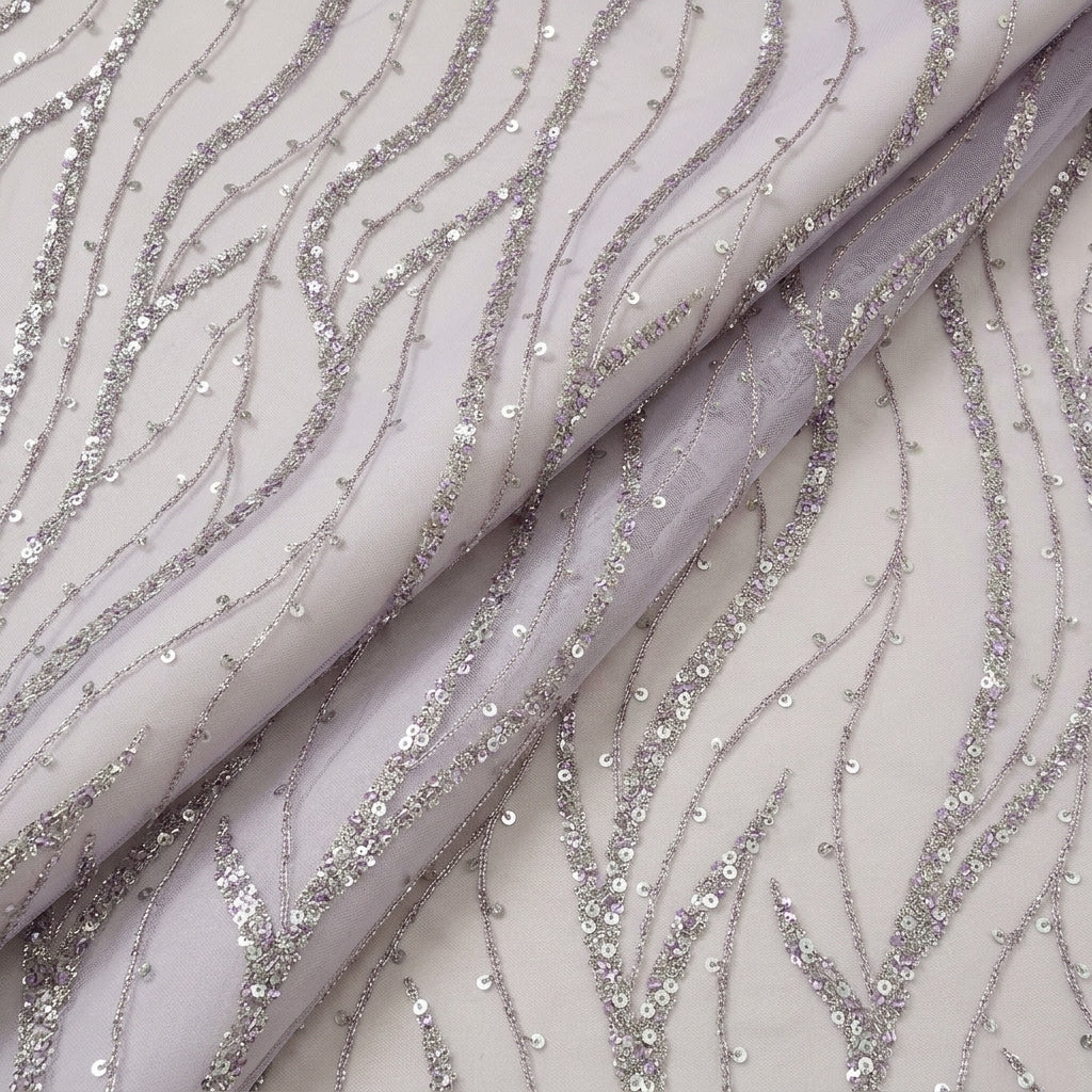 Embroidery Net Fabric - EA5315 - folds