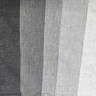 Grey Shaded Cotton Fabric, laid flat