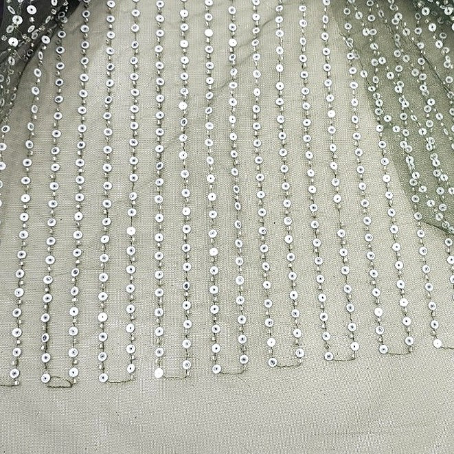 Embroidery Net Fabric - EB10489 - Flat fabric