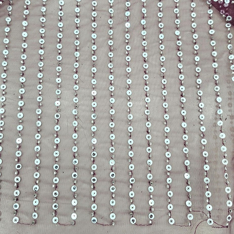 Embroidery Net Fabric - EB10493 - Flat fabric