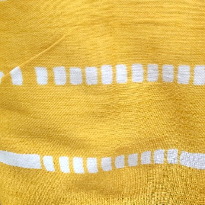 Yellow Stripes Cotton Fabric - EB10531 - EB10531 - Flat fabric