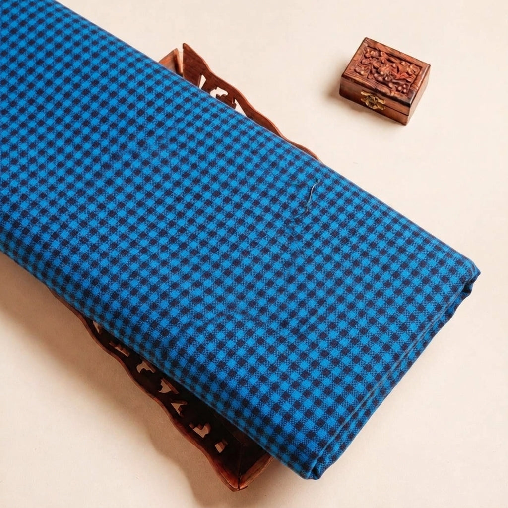 Checked Cotton Fabric - EB10778 - tray_3