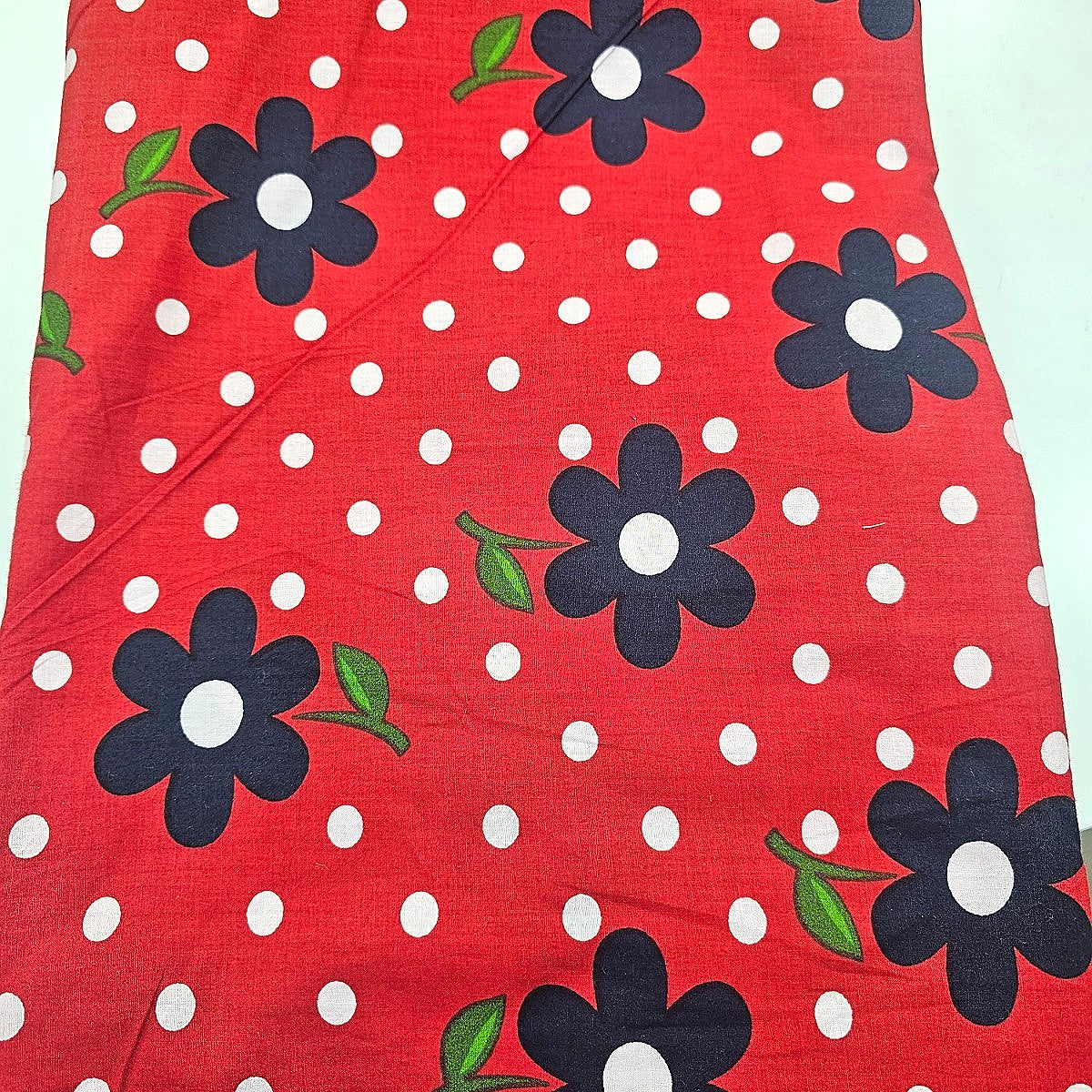 Floral Cotton Fabric - EB10866 - Flat fabric