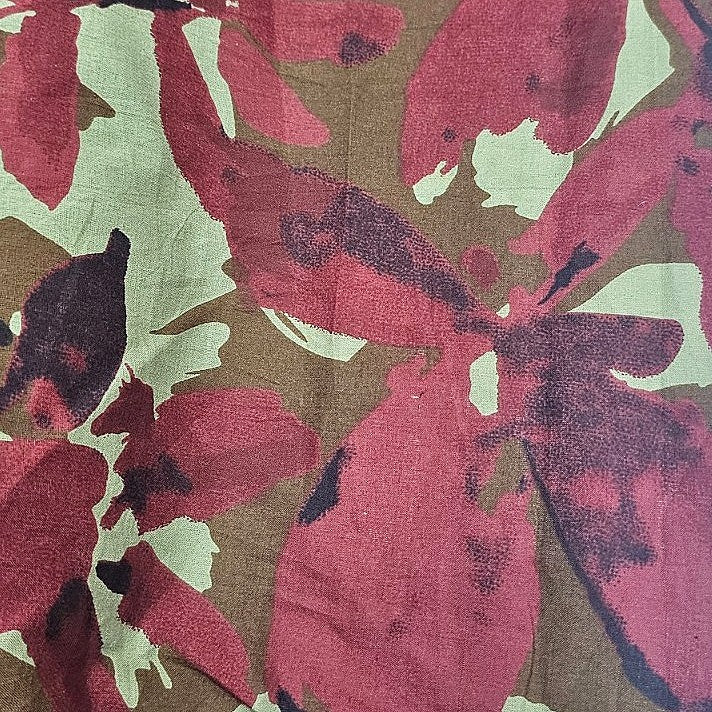 Leaf Cotton Fabric - EB10918 - Flat fabric